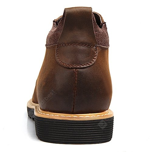 Men's Classic British Style Short Boots Casual Lace-up Shoes